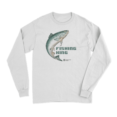 Fishing Pixelated Men Long Sleeve Shirt